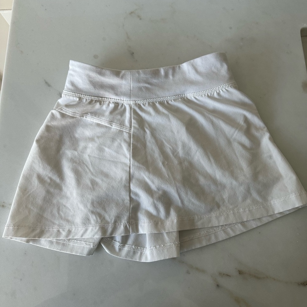 All in Motion Bright White Performance Skorts